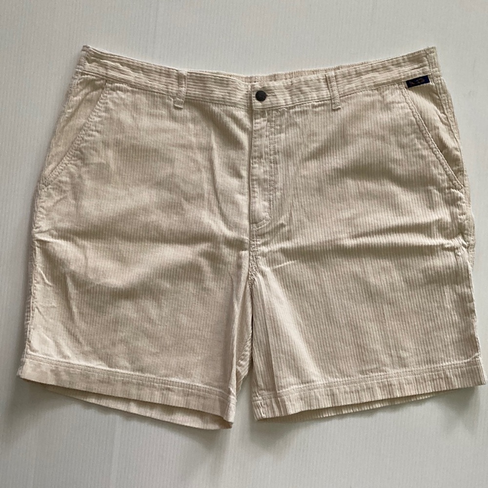 Kahala mens corduroy shorts size 46” waist by approximately 21” long bone color